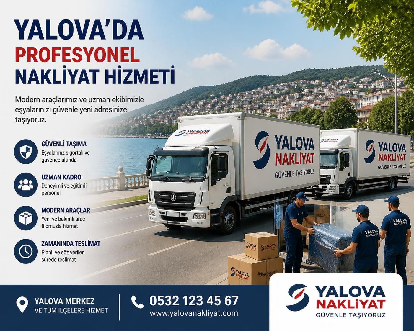 yalova nakliyat hizmetlerinde güvenilir, uygun fiyatlı ve profesyonel çözümler sunuyoruz. eşyalarınızı güvenle taşıyın, stressiz taşınmanın keyfini yaşayın.