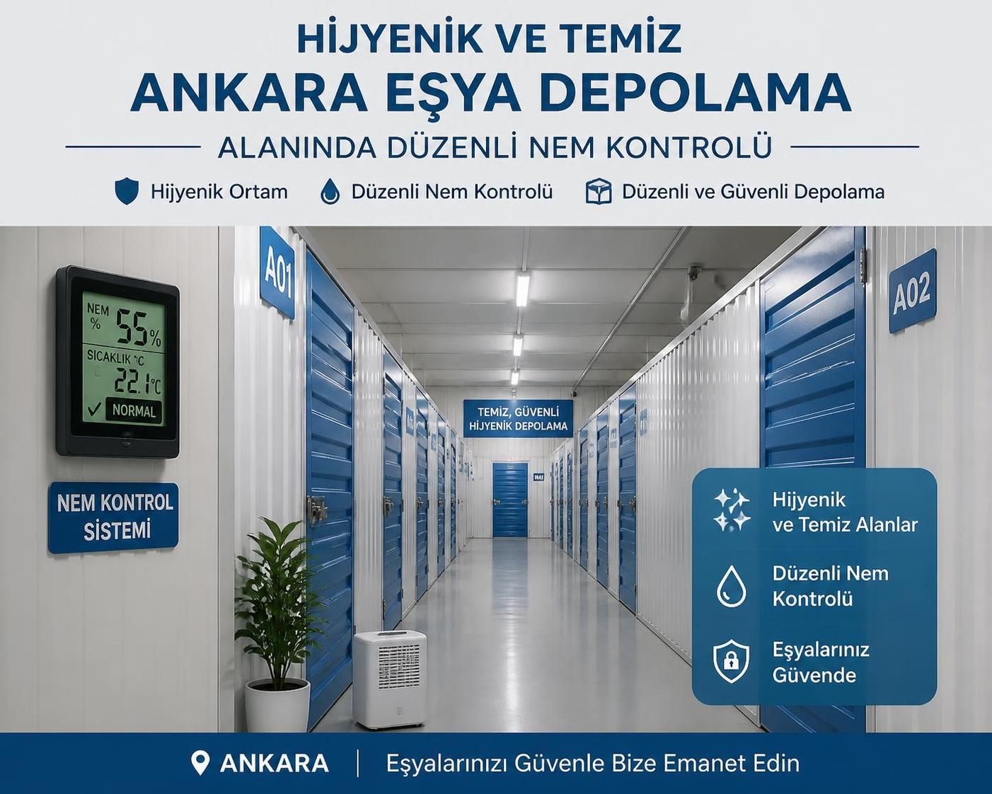 ankara eşya depolama hizmetlerinde dikkat edilmesi gereken önemli noktalar ve ipuçları ile eşyalarınızı güvenle nasıl muhafaza edebileceğinizi öğrenin.