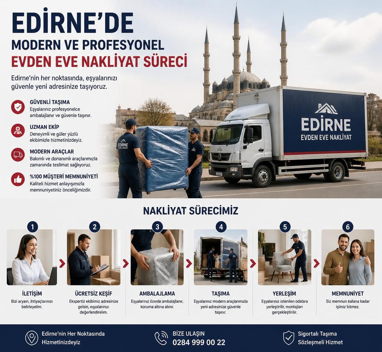 edirne'de evden eve nakliyat hizmetlerinde güvenilirlik ve uygun fiyat garantisiyle sorunsuz taşınmanın keyfini çıkarın.