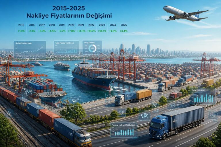 yılında nakliye fiyatlarındaki değişiklikler hakkında güncel bilgiler ve analizler.